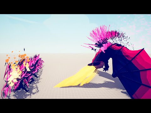 Greater Dragon vs Every Unit - Totally Accurate Battle Simulator TABS