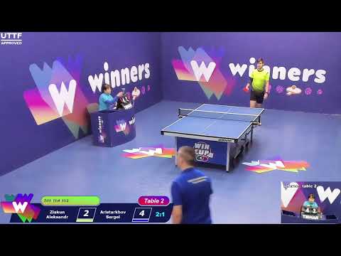 WINners CUP table 2  12.01 Ziakun Aleksandr -  Aristarkhov Sergei  19:00