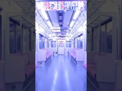 Tokyo's ghost train. 👻#tokyo #japan #ghosttrain #spooky #vaporwave #liminal #train #3dart #blender3d