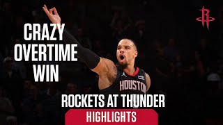 Rockets Win In OT vs Thunder | Houston Rockets