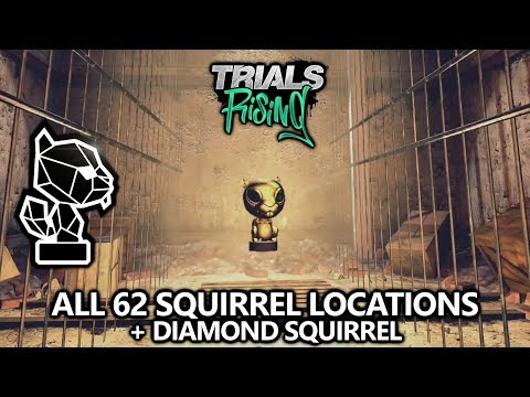 Trials Rising - All 62 Squirrels - Collectibles Locations - Diamond Squirrel Achievement/Trophy