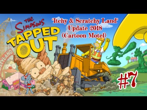 The Simpsons: Tapped Out [329] Itchy & Scratchy Land Update (2018) Pt 7 {Cartoon Motel & Ms. Mouse}