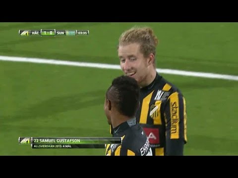 Häckens drömstart - Samuel Gustafson sköna vänsterskott i krysset - TV4 Sport