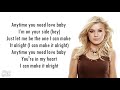 Kelly Clarkson - Anytime - Lyrics