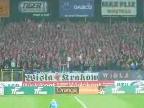 Kibice podczas meczu: Wisła - Ruch (5.04.2008 r.)
