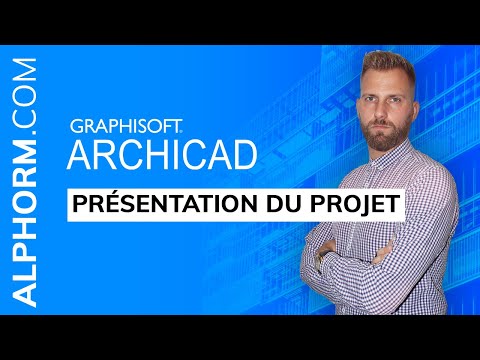 Présentation du projet de la formation ArchiCAD 20 Atelier Architectural