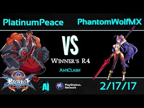 AniClash 60 - PlatinumPeace (Tager) vs. PhantomWolf MX (Mai) Winner's R4 - BBCF Blazblue CF