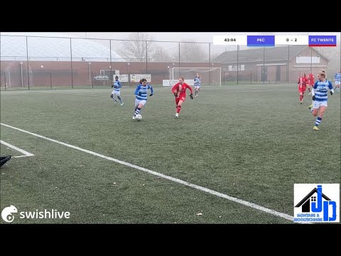 Samenvatting oefenwedstrijd Jong PEC Zwolle Vrouwen - Beloften FC Twente 21/01/2022