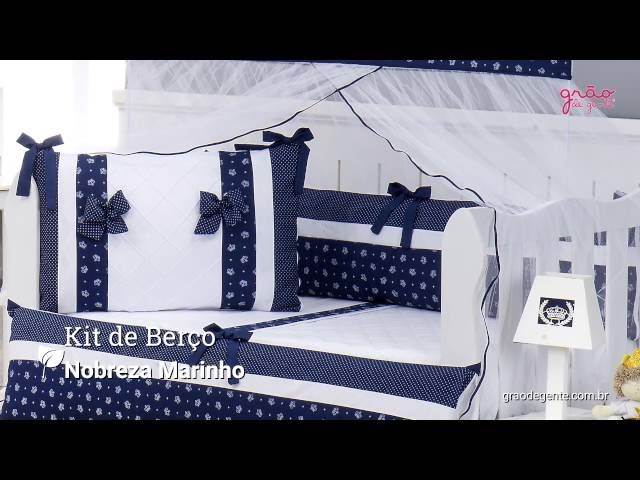 Quarto para Bebê sem Cama Babá Nobreza Marinho | Ref: 61447