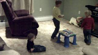 Kids Dancing to FF5 Put your hands up