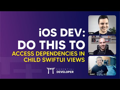 iOS DEV: Do This To Access Dependencies In Child SwiftUI Views | ED Clips
