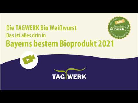 TAGWERK Bio Weißwurst - Das ist alles drin!