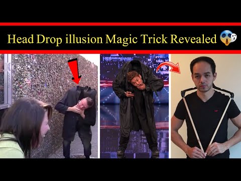 Head Drop illusion😱 Magic Trick Explained / Khatarnaak Jaadu / Amazing Facts / #shorts