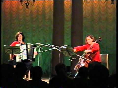 Tsintsadze, Arobnaya song , for cello and accordion