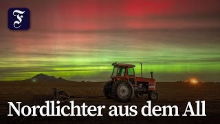 Crew-11-Kommandantin filmt Naturwunder