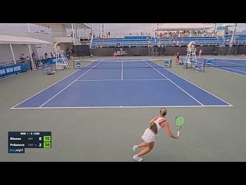 Vasilisa Polunova v Khazan Deniz - CU v BARRY - 13.5.23