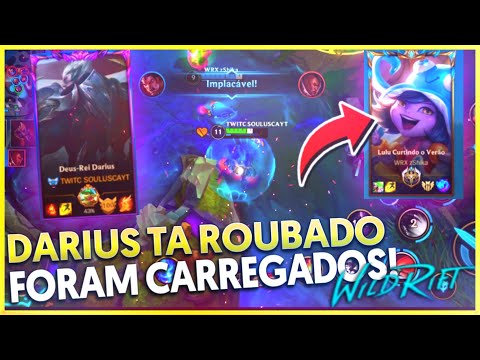 CARREGUEI DE DARIUS E O PROPLAYER FICOU IMPRESSIONADO  WILD RIFT