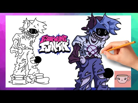 How To Draw Silly Billy Boyfriend - Friday Night Funkin Mod | FNF | Drawing Tutorial