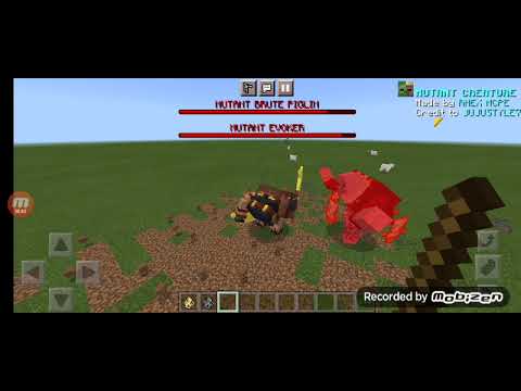 Mutant Piglin Brute vs Mutant Evoker