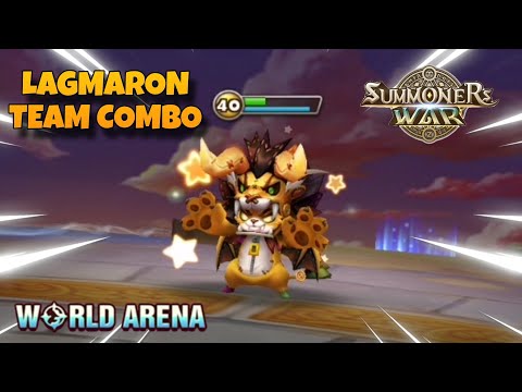 Lagmaron Team Combo in World Arena Ep. 5 - Summoners War