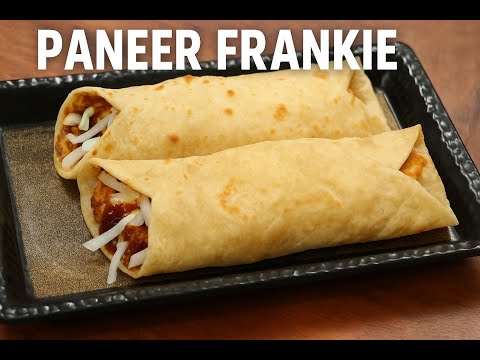 Paneer Frankie Recipe | Street Food Style Roll Made at Home - DV Recipes