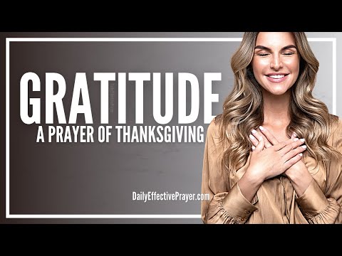 Prayer For Gratitude | Meditation Prayer Of Gratitude to God Video