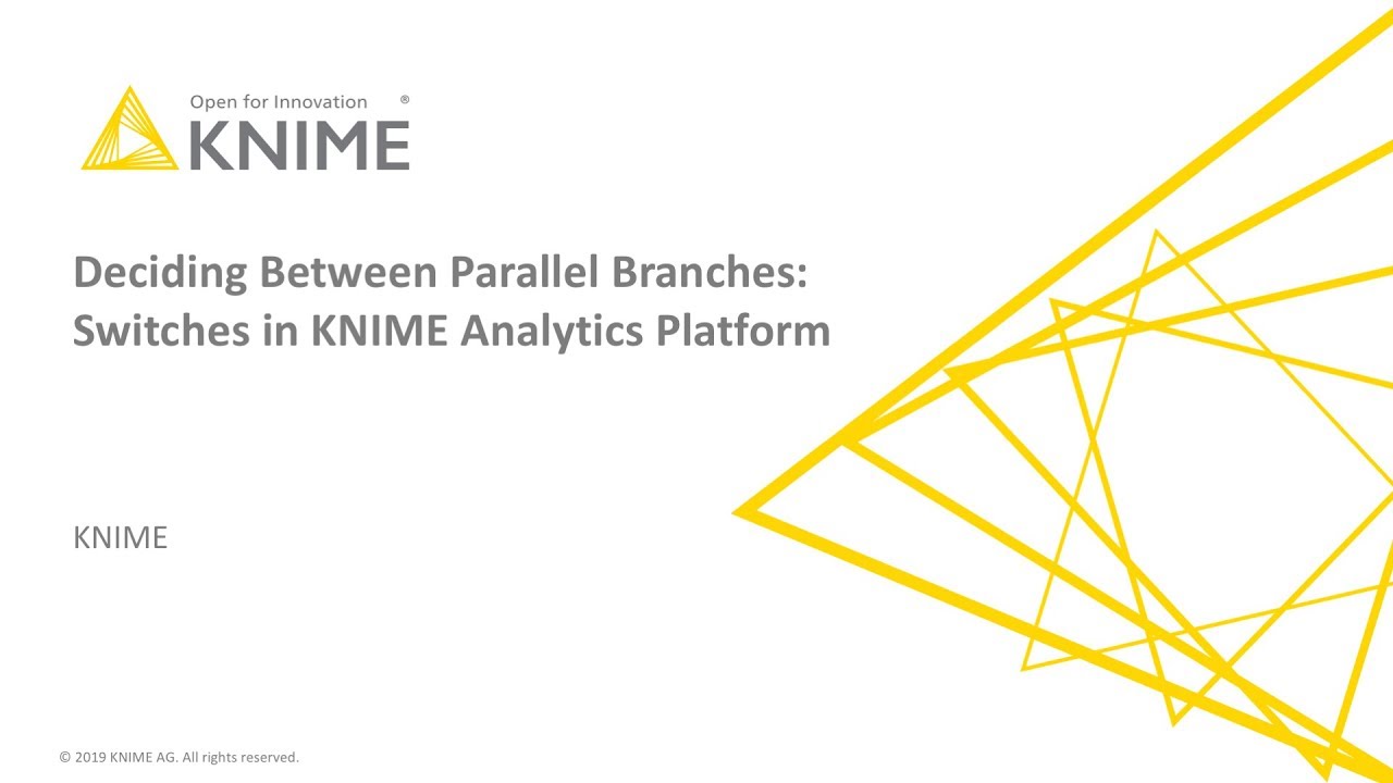 Switches in KNIME Analytics Platform