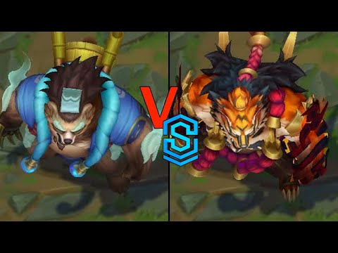 Spirit Blossom Springs Volibear VS Inkshadow Volibear