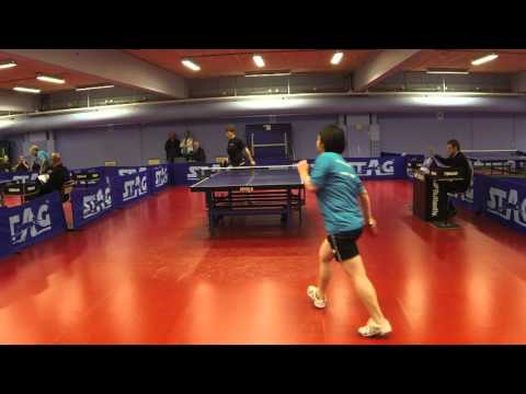 160316 Elitediv Damer, Sabine Borre Larsen - Wu Xiaoning