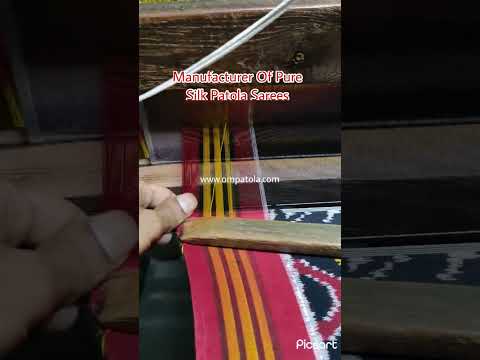 Manufacture Of Patola Silk Saree