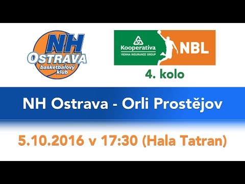 Pozvánka na zápas NH Ostrava - Orli Prostějov