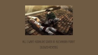 All I Want-Kodaline cover by Alexandra Porat-[slowed+reverb]
