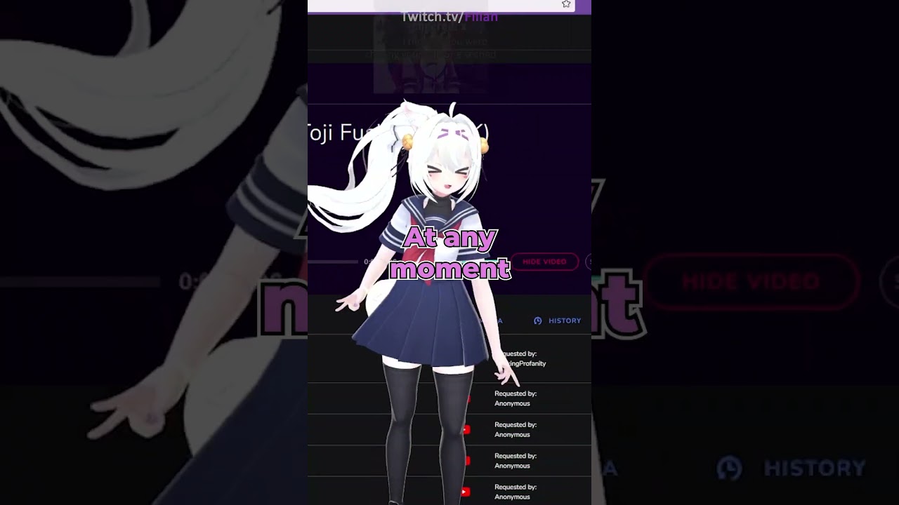 Filian chase her tail