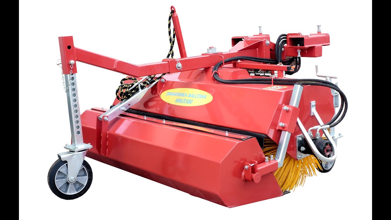 Zamiatarka uliczna do wózka widłowego 600/1500 z koszem otwieranym manualnie www.TRAKTOR.com.pl