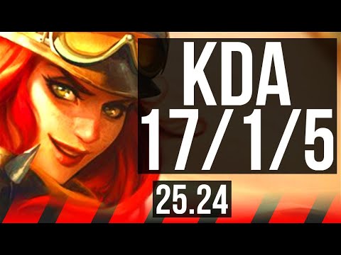 MISS FORTUNE vs VAYNE (TOP) | Good KDA: 17/1/5 | NA Master | 25.24