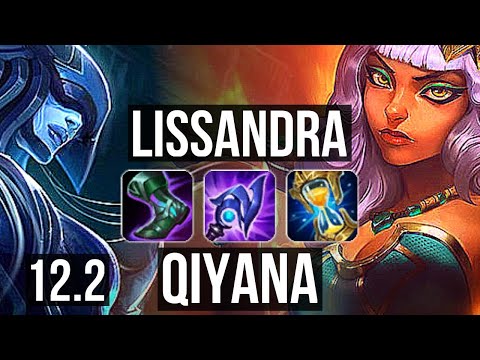 LISSANDRA vs QIYANA (MID) | 3/1/5, 500+ games | KR Diamond | 12.2