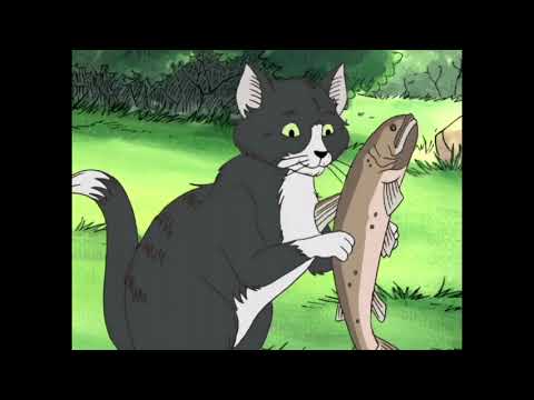 Cat is Holding a Fish S5 E6 of Little Bear   (Remasted)