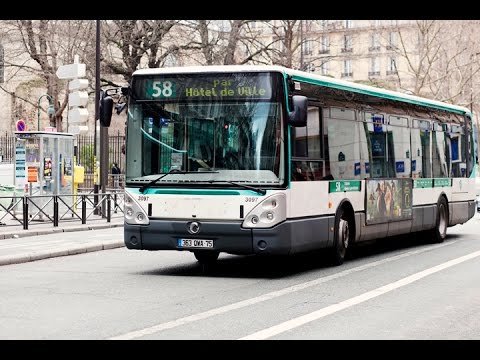 Buses in Paris, France 2016 - Les bus à Paris