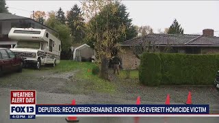Recovered remains identified as Everett homicide victim | FOX 13 Seattle