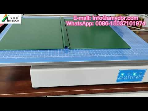 Hard Cover Digital Hot Foil Printing Machine Amydor 3025