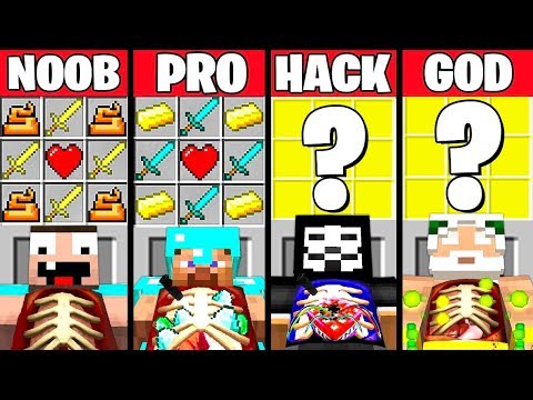 Minecraft Battle REAL LIFE SIMULATOR CRAFTING CHALLENGE NOOB vs PRO vs HACKER vs GOD Funny Animation