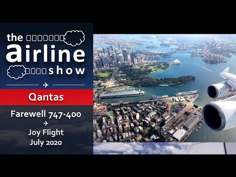 Qantas 747-400 farewell flight - Sydney (long version)