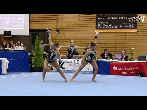 Acro Cup Albershausen 2013 Womens Group Dynamic Seniors Germany Hiller Stoll Frey-Sander
