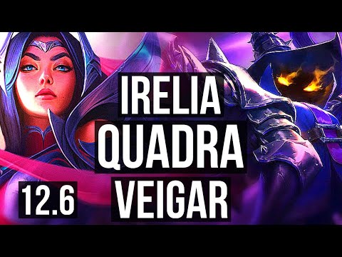 IRELIA vs VEIGAR (MID) | Quadra, 66% winrate | NA Master | 12.6