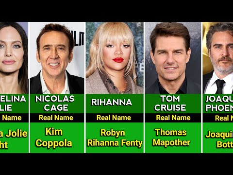 Celebrities And Their Real Names