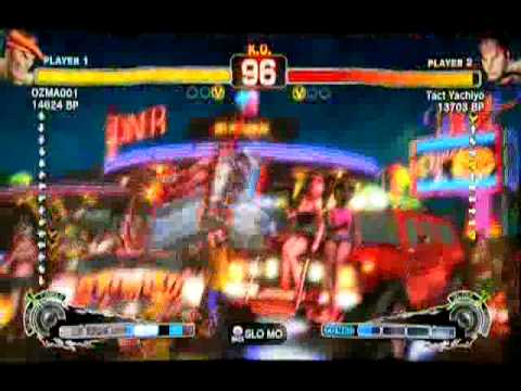 OZMA001 [Adon] vs Tact Yachiyo [Ryu] SSF4 Ranked Matches