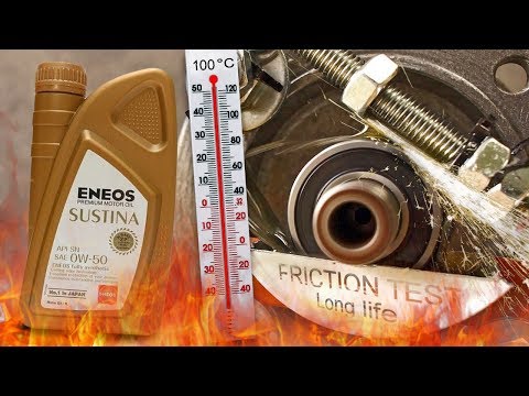 Eneos Sustina 0W50 How well the engine oil protect the engine? 100°C
