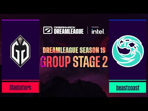 Dota2 - Gladiators vs beastcoast - Game 1 - DreamLeague Season 19 - Group Stage 2
