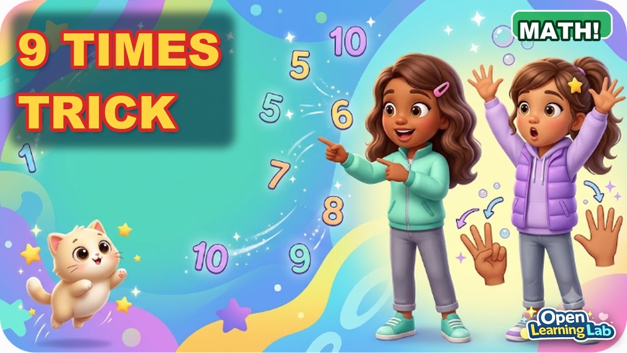 The 9 Times Table Finger Trick!