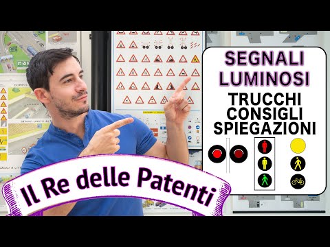 SEGNALI LUMINOSI - IL RE DELLE PATENTI - PATENTE B - ESAME DI TEORIA